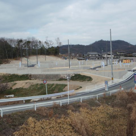 福山市春日町浦上地内住宅団地